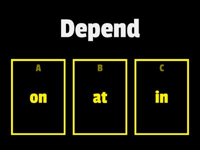 Verb + preposition