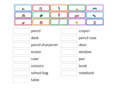 Classroom Objects-Hacer Bulut Coşar-eTwinning Project