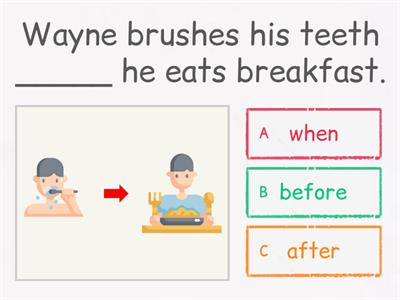 康軒英語 B3L3 文法2_before, after