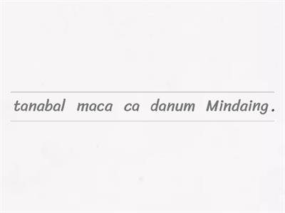 卓群布農語九階4-8句子排列 