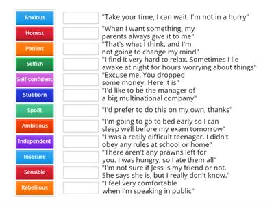 You're such a spoilt kid! | Personality adjectives | EF B1
