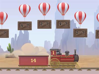 Таблица умножения на 7