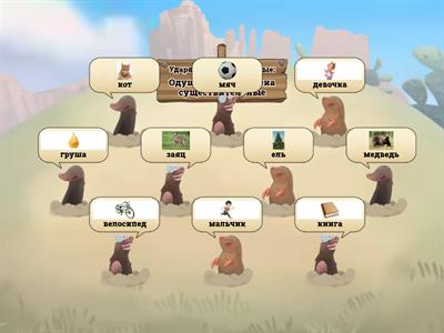  Имена существительные. Одушевлённые и неодушевлённые.