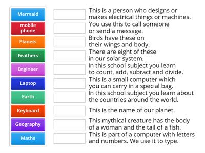 FLYERS Reading Part 1