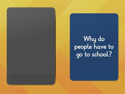 Have to - speaking questions