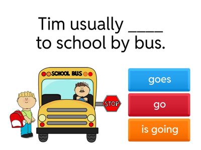 PRESENT SIMPLE & PRESENT CONTINUOUS 