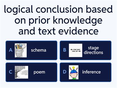 Academic Vocabulary Check: (RL.1, RL.3 RL.5)