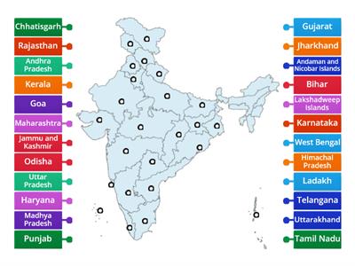 INDIA STATE MAP