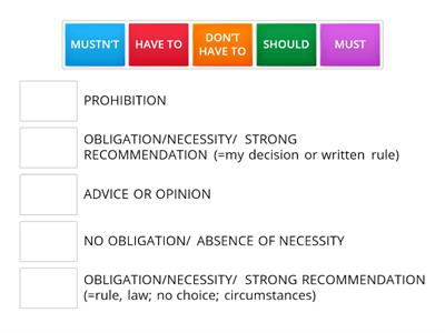 English File Inter. Modals of obligation