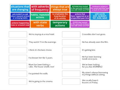 Present tenses