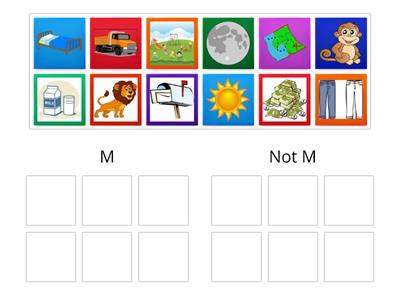 Beginning sound M