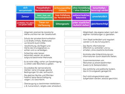 Kontext C1 Wortschatz L5 Grundgesetz