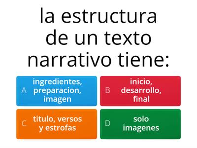  Tipos de textos LITERARIOS