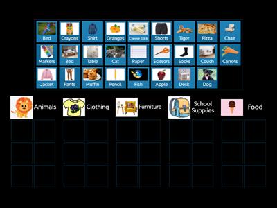 Sorting Into Categories