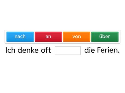 Verben mit Präpositionen 