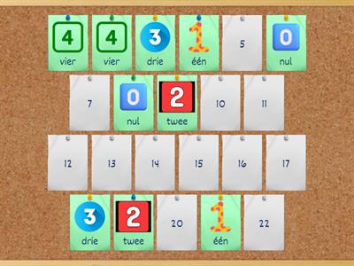 Hoofdtelwoorden (0-10)