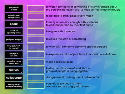 Outcomes C1 U2 Relationships