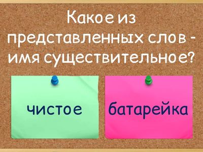 Имя существительное как часть речи