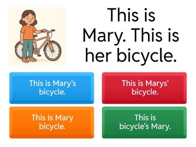 SP5M4b: Possessive (’s / s’)