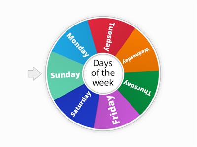 Days of the week