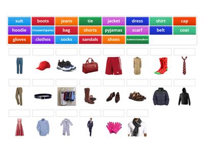 A1. Vocabulary: Clothes 