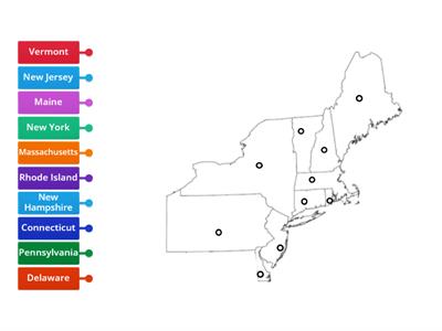 Northeast Region Map 