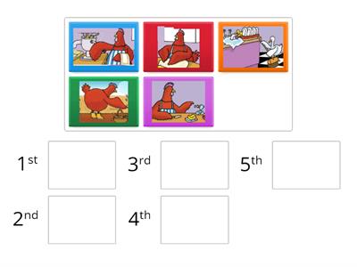 Order the events of the story