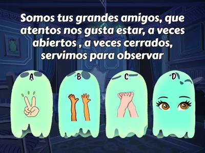 Adivinanzas de los 5 sentidos, preescolar