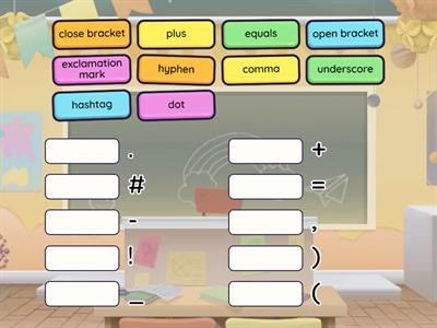 KEYBOARD SYMBOLS - GRADE 5
