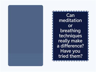 conversation A1+ stress