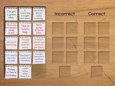 Apostrophes - correct or incorrect?