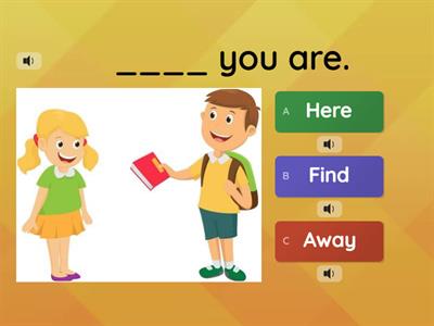 【Pre-Primer】Level1①