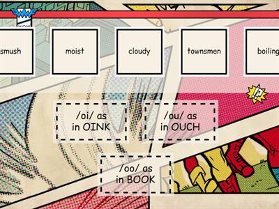 /oi/, /ou/, /oo/ Sorting Essentials