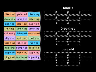 Double, drop or just add - sort