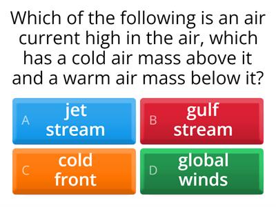 5 E.1.3 Weather Quiz