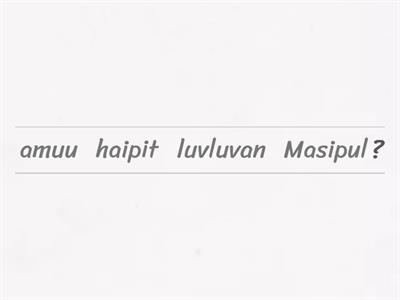 卓群布農語九階4-9句子排列 