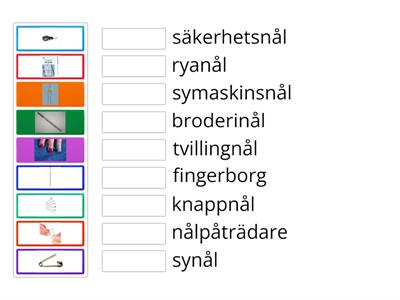 Nålar och tillbehör