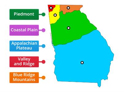 Geographical Regions of Georgia