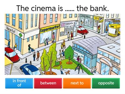 Kid's Box 3 Unit 4 - Prepositions (in the town centre)