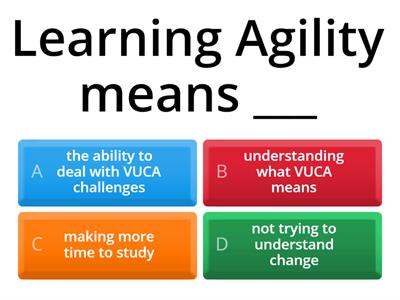 LSS 1003 Review - Learning Agility