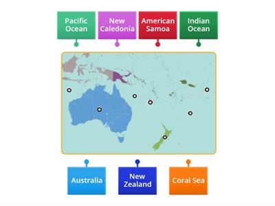 Map of Oceania
