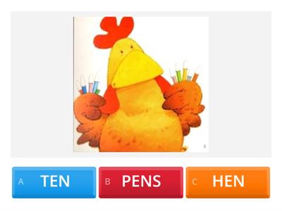 HEN HAS TEN PENS