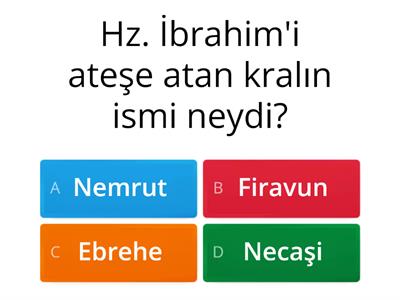 5. Sınıf  Din Kültürü  1.Ünite  Yazılıya Hazırlık Soruları