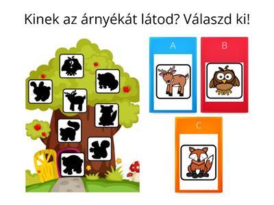 Kinek az árnyékát látod? Válaszd ki! 