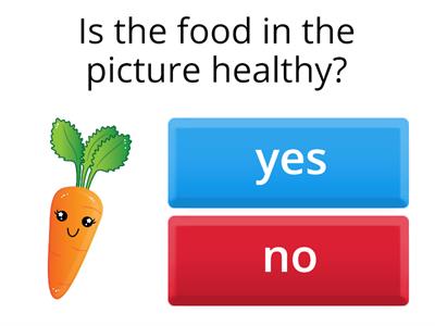 Healthy unhealthy food 