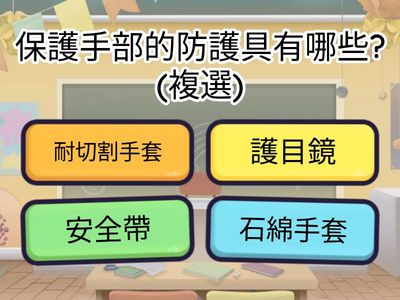 衛生與安全概論 3-1防護具的意義與使用時機