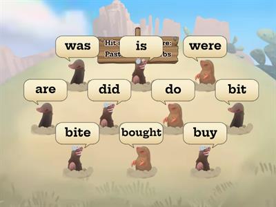 Present Simple vs. Past Simple  (Irregular) Whack a Mole 