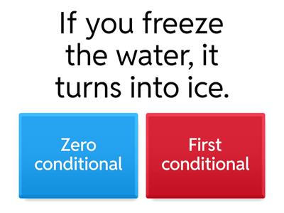 Quiz! Zero or First Conditional?