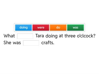 Unit 3 - Past Continuous