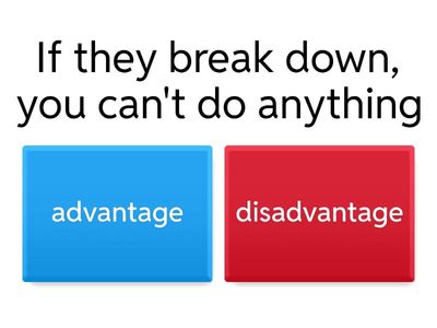 Advantages and disadvantages of household devices